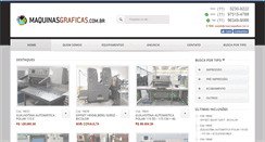 Desktop Screenshot of maquinasgraficas.com.br